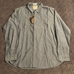 Weatherproof Vintage Denim Long Sleeve Button Down